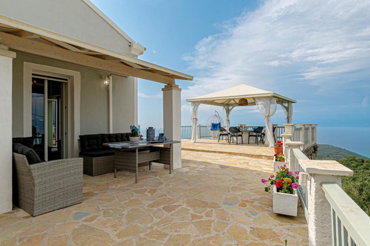 Villa Orizontas Corfu, Private Villa With Breathtaking Views Loutses Exterior foto